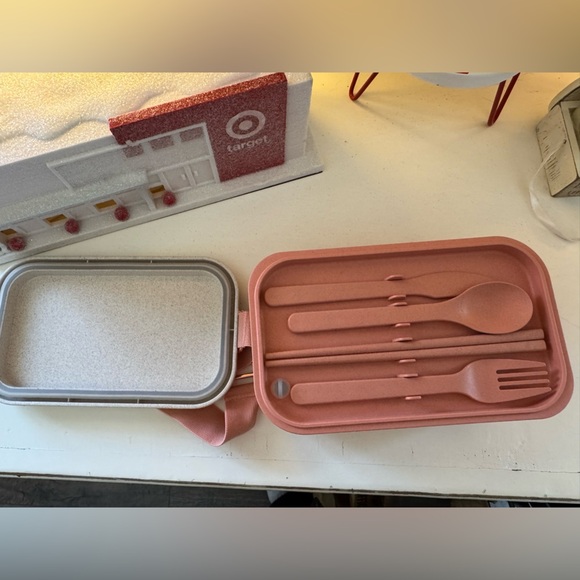 Our Place Layered Bento Lunchbox with Utensils - Picture 7 of 8